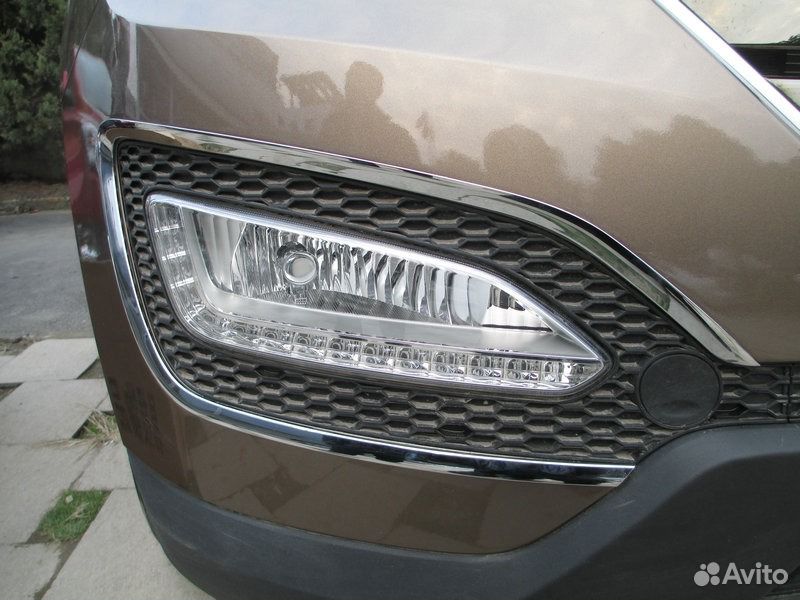 Накладки на передние птф Hyundai Santa Fe (2012-20