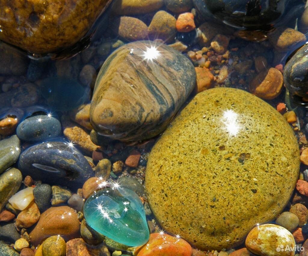 Камни для декора, сувениров, аквариумов с берегов купить на Зозу.ру - фотография № 5