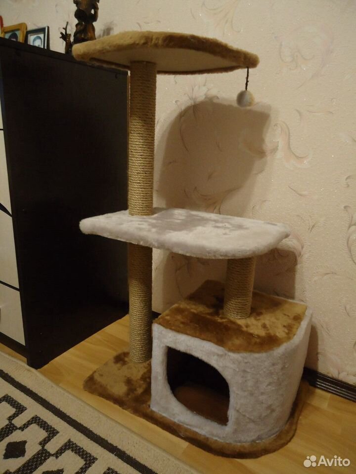 Домик для кошки, когтеточка купить на Зозу.ру - фотография № 2