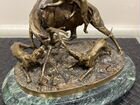 Бронзовая статуэтка - Охота на оленя объявление продам