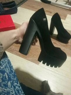Туфли женские замшевые 