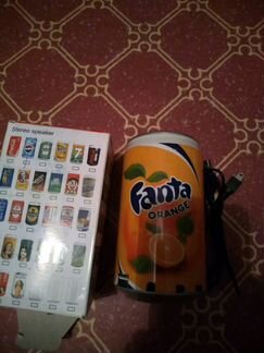 Музыкальная колонка в виде напитка Fanta