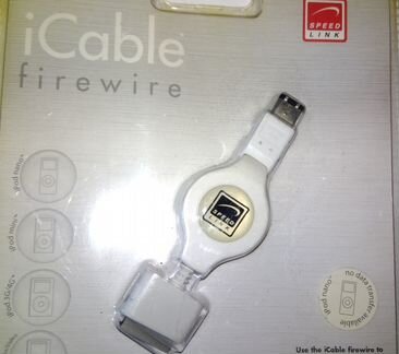 Кабель firewire для подключения iPod