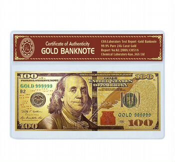 Золотые банкноты