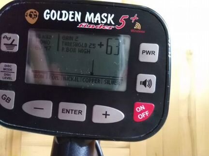 Металлоискатель Golden Mask 5+ с катушкой 10х12 DE