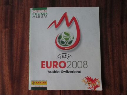 Альбом наклеек panini Чемпионат Европы футбол 2008