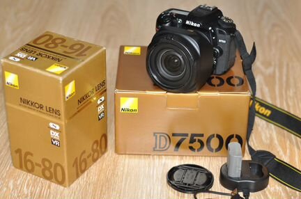 Nikon D7500 kit nikkor 16-80 f/2.8-4 E ED VR б/у