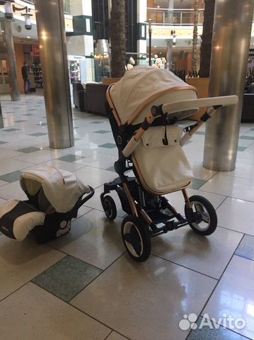 Коляска 3в1 Belecoo трансформер белая новая