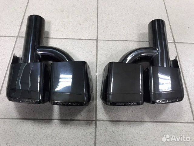 Насадки AMG 63 ромб на Mercedes w221 w212 w204