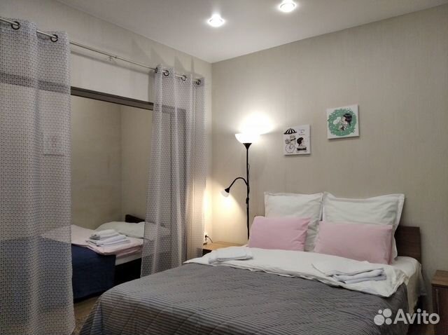 

1-к. квартира, 37 м², 2 кровати