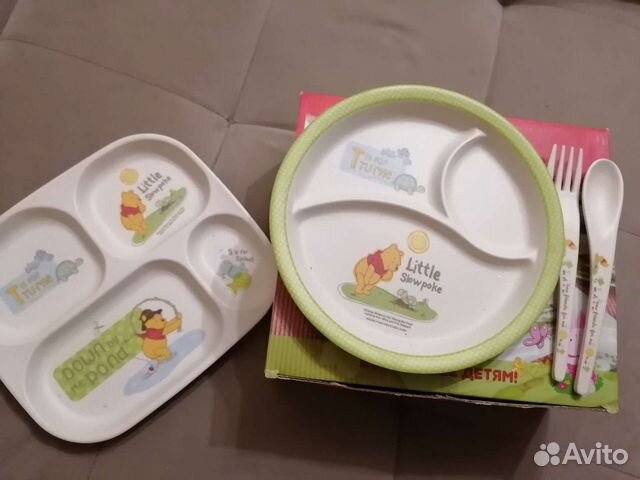 Набор столовой посуды детской. новый