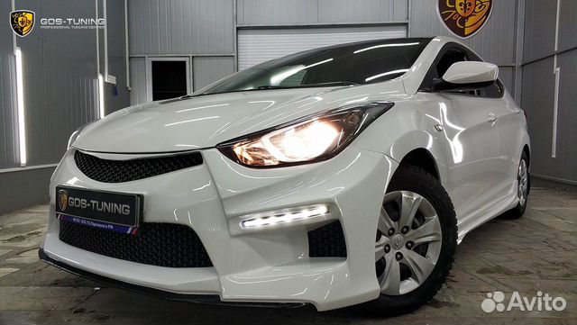 Передний Бампер MS на Hyundai Elantra MD