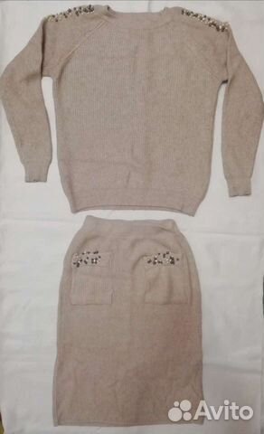 Вязаный костюм женский