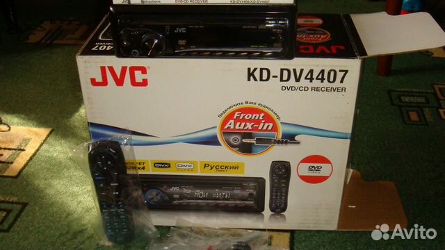 Авто магнитола JVC KD-DV 4407