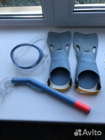 Маска и ласты детские