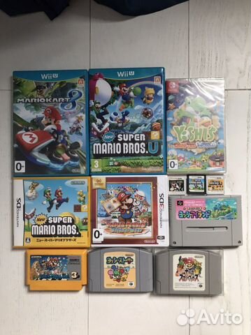 Игры Mario с разных платформ