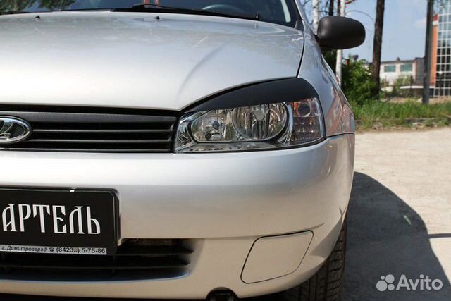 Реснички на фары Лада Калина