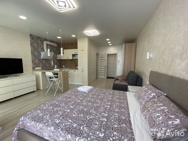 

1-к. квартира, 42 м², 2 кровати