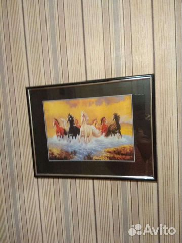 Постер под стеклом Лошади