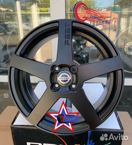 Диски Nissan R16 4x100 Black Matt