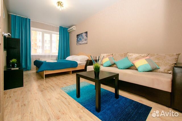

1-к. квартира, 45 м², 2 кровати