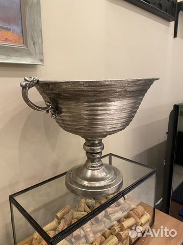 Гигантский вазон/ваза/чаша/кашпо. Новая. Италия