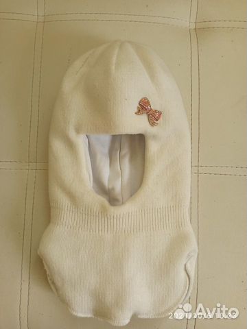 Шапка шлем для девочки