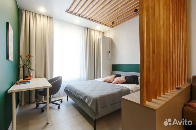 

Квартира-студия, 37 м², 2 кровати