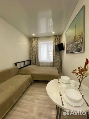 

Квартира-студия, 18 м², 2 кровати