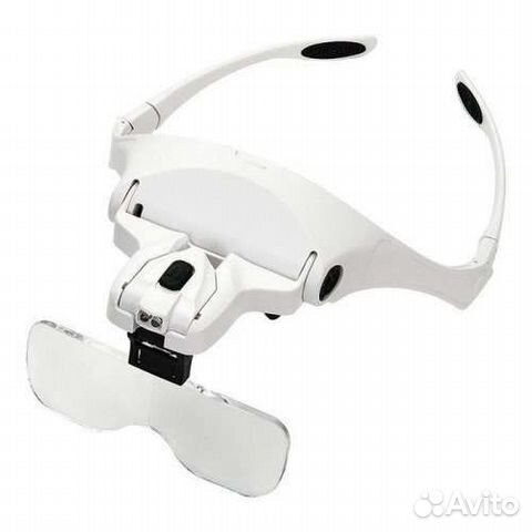 Очки-лупа с подстветкой для рукоделия