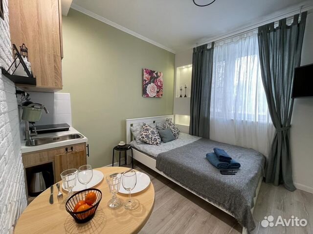 

Квартира-студия, 18 м², 1 кровать