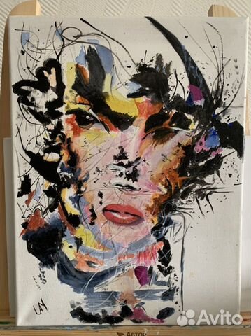 Картина холст акрил