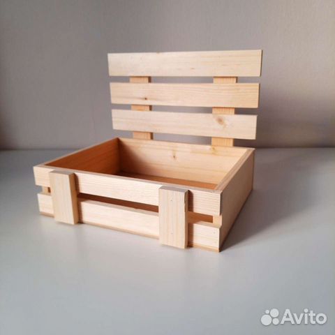 Ящик деревянный, подарочная коробка