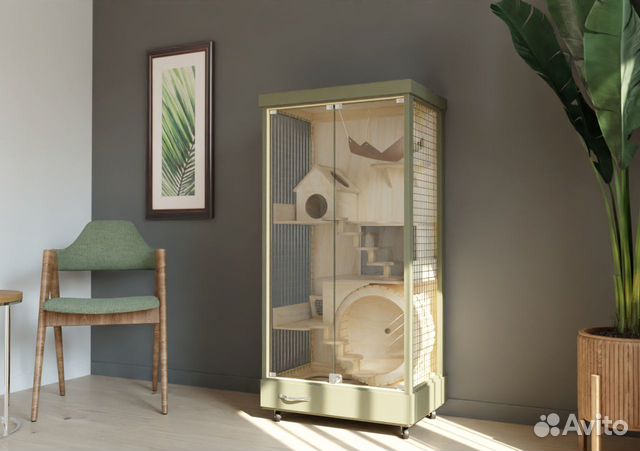 Клетка Витрина для шиншиллы дегу белки хорька P6