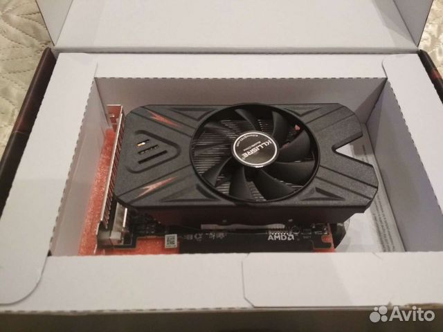 Видеокарта rx550 4gb new