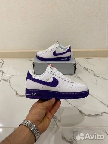 Кроссовки nike air force 1 белые женские