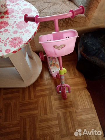 Самокат детский трехколесный бу