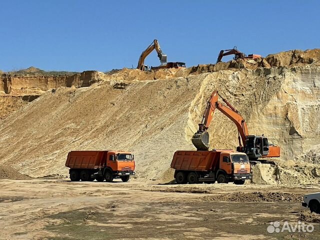 Песок орловский с доставкой от 7 до 15 тон