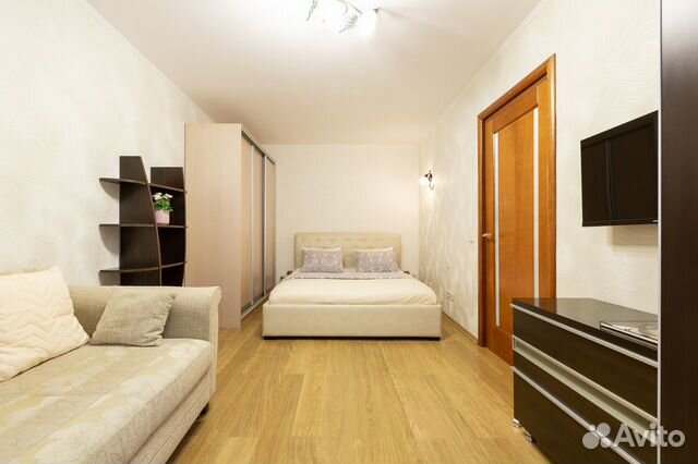 

1-к. квартира, 40 м², 2 кровати