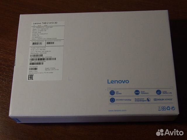 Планшет Lenovo Tab 2 A10-30