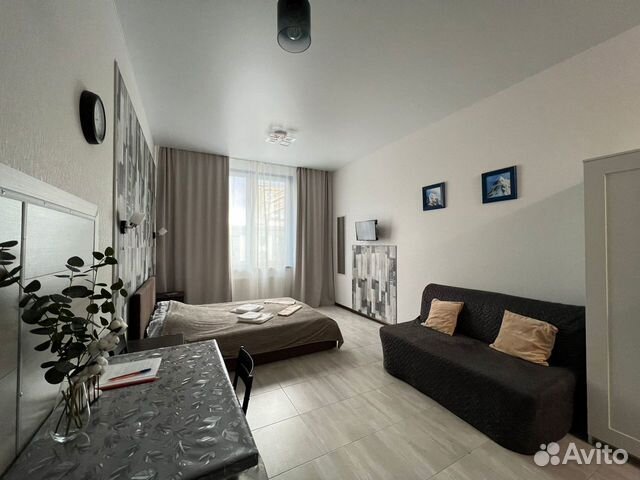 

Квартира-студия, 27 м², 2 кровати