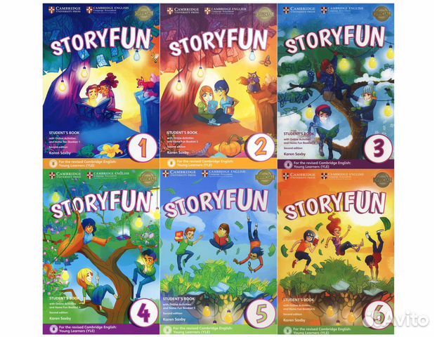 Учебник Storyfun 1, 2, 3, 4, 5, 6