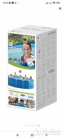 Бассейн каркасный Интекс 457*122см Призм Фрэйм