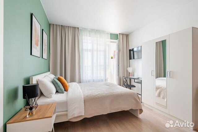 

Квартира-студия, 29 м², 2 кровати