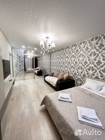 

1-к. квартира, 44 м², 2 кровати