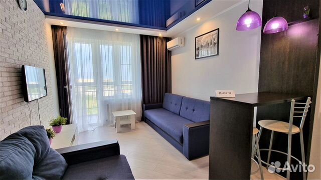 

Квартира-студия, 28 м², 2 кровати