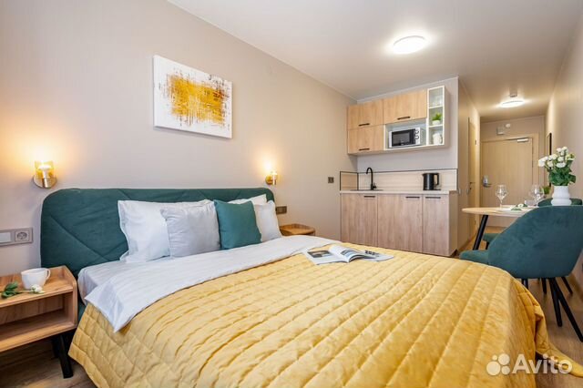 

Квартира-студия, 19 м², 1 кровать