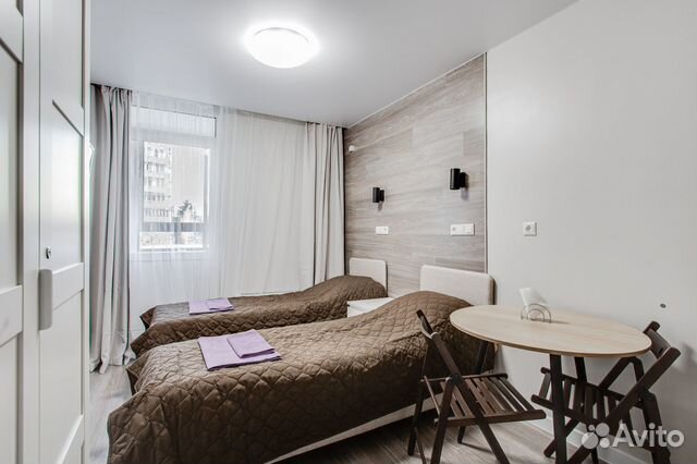 

Квартира-студия, 15 м², 2 кровати