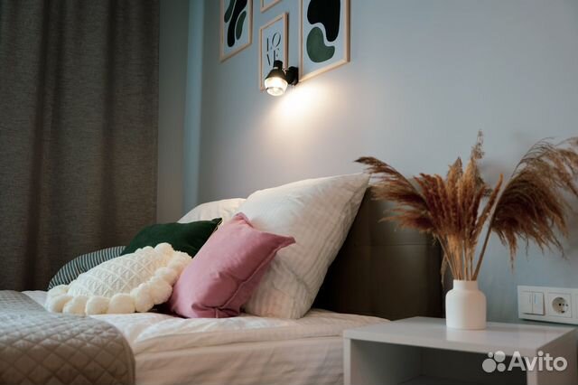 

Квартира-студия, 35 м², 2 кровати