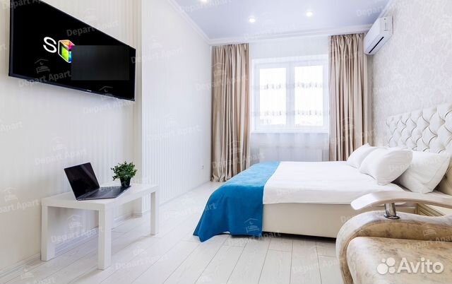 

1-к. квартира, 45 м², 2 кровати